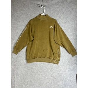 Aerie Women’s Turtleneck Sweatshirt With Pockets M Burnt Gold Color
